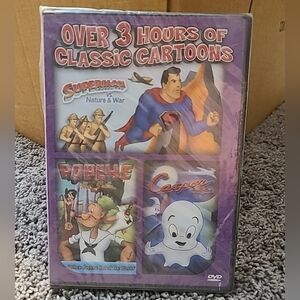 Classic Cartoons - Superman Vs Nature & When Popeye Ruled & Casper NEW Sealed